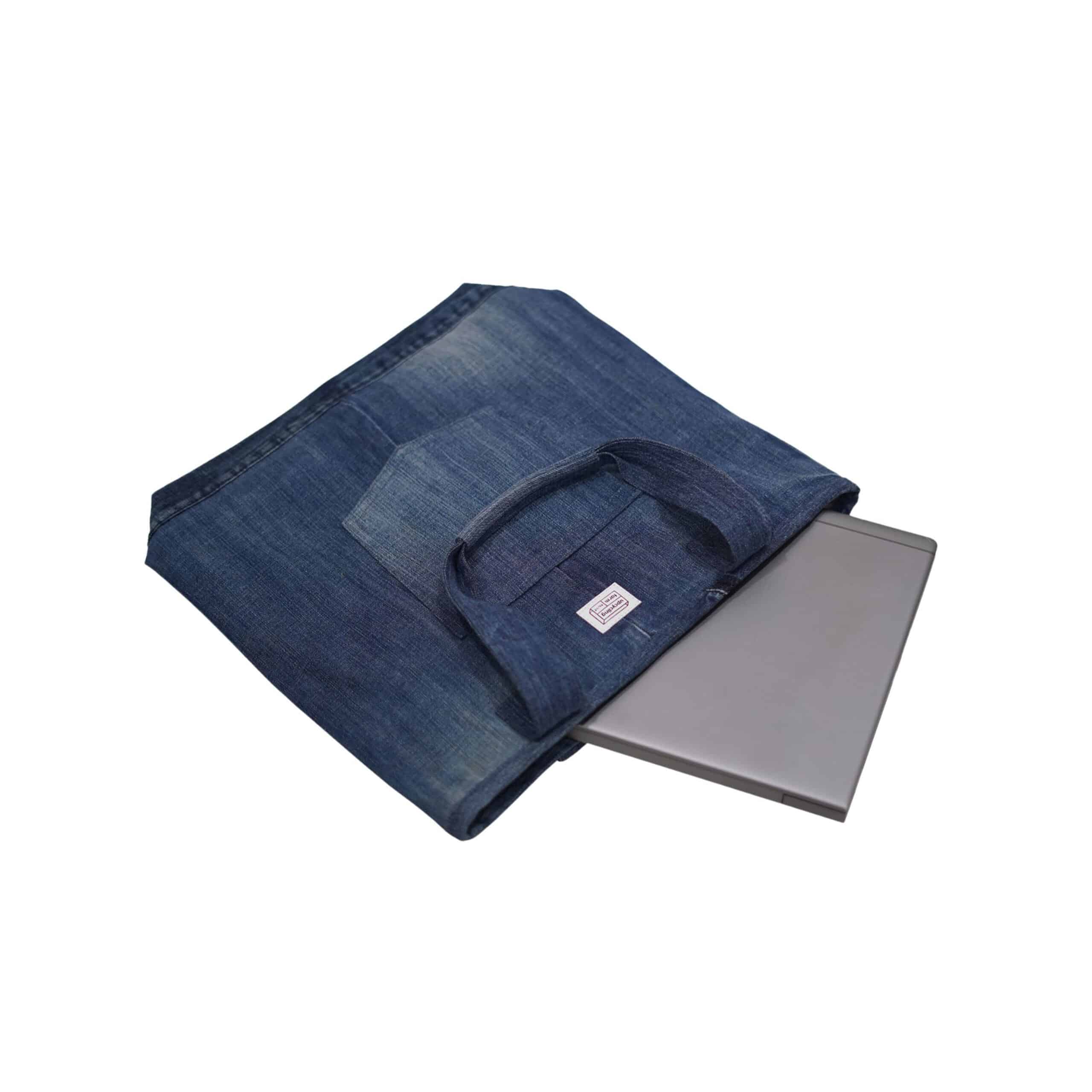 Denim Everyday Tote Bag - Image 4